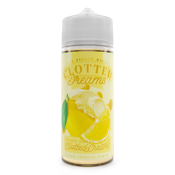 Clotted Dreams - Zesty Lemon Jam & Clotted Cream 100ml Shortfill Clotted Dreams - Zesty Lemon Jam & Clotted Cream 100ml Shortfill - undefined | Free UK Delivery | Lincolnshire Vapours