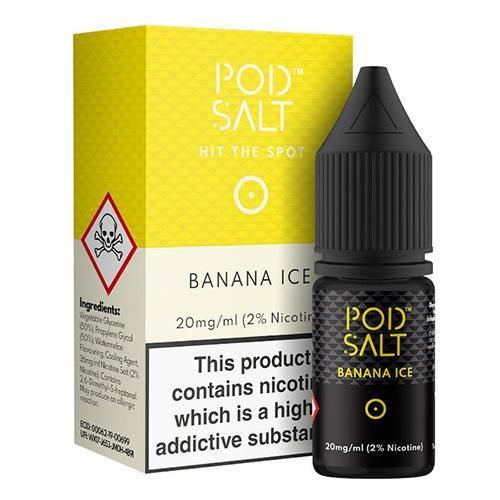 Pod Salt - Banana Ice 10ml | Lincolnshire Vapours