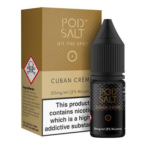 Pod Salt - Cuban Creme 10ml | Lincolnshire Vapours