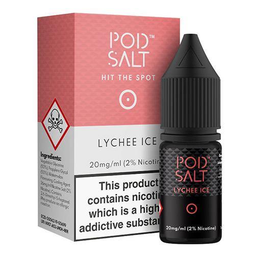 Pod Salt - Lychee Ice 10ml Pod Salt - Lychee Ice 10ml - undefined | Free UK Delivery | Lincolnshire Vapours