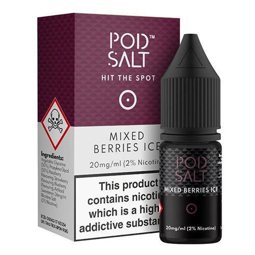 Pod Salt - Mixed Berries Ice 10ml Pod Salt - Mixed Berries Ice 10ml - undefined | Free UK Delivery | Lincolnshire Vapours