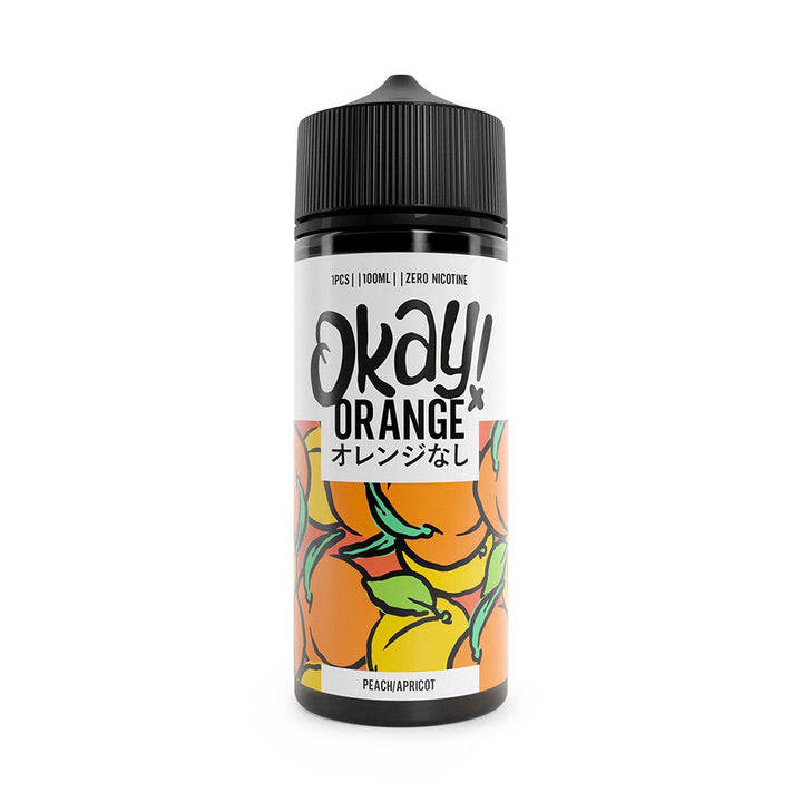 Okay Orange - Peach and Apricot 100ml Shortfill Okay Orange - Peach and Apricot 100ml Shortfill - undefined | Free UK Delivery | Lincolnshire Vapours